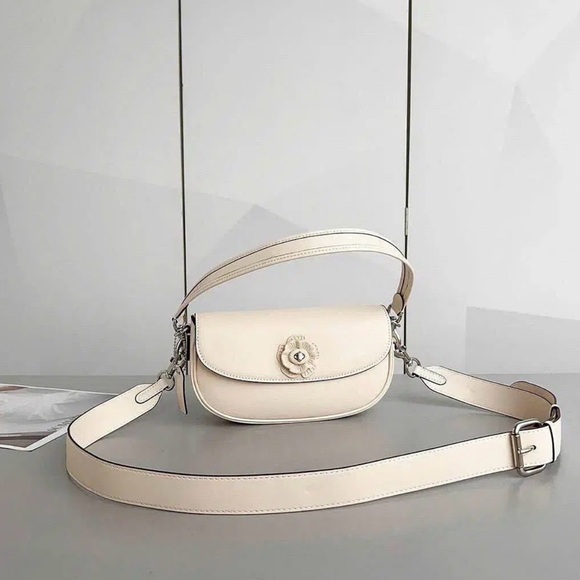 Coach Emmy Floral Clasp Shoulder Bag - Picture 6 of 7